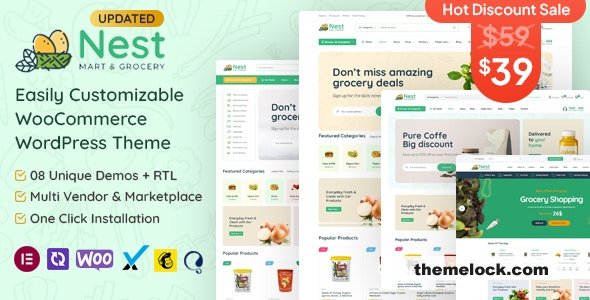 Nest v1.6.2 - Grocery Store WooCommerce WordPress Theme