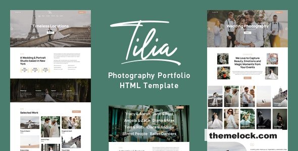Tilia v1.0.1 - Wedding Photography Portfolio