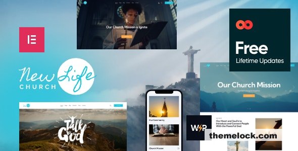 New Life v2.7 - Church & Religion WordPress Theme