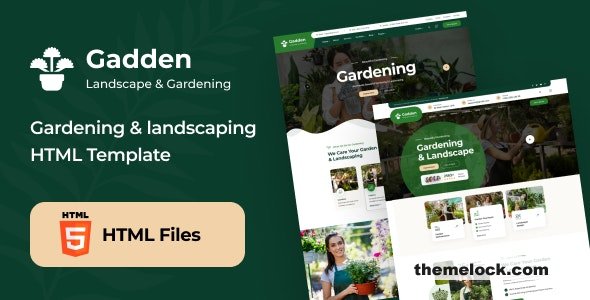 Gadden - Garden & Landscaping HTML Template