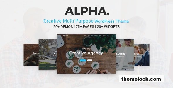 Alpha Dot v1.0 - Multi Purpose WordPress Theme