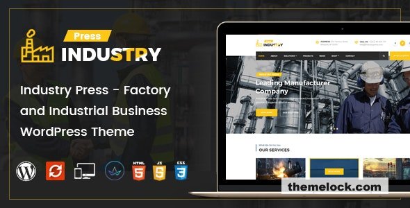 Industry Press v3.1 - Factory and Industrial Business WordPress Theme