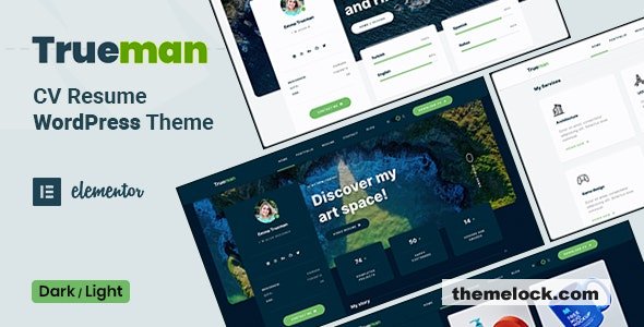 Trueman v1.2.1 - Resume WordPress Theme