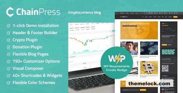 ChainPress v1.0.9 - Financial WordPress Business Blog Theme