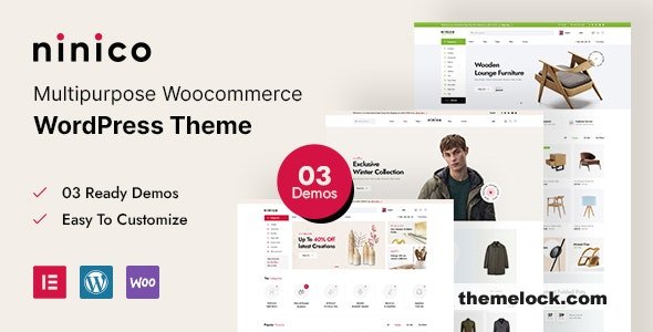 Ninico v1.0.3 - Minimal WooCommerce WordPress Theme