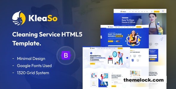 Kleaso - Cleaning Services HTML5 Template
