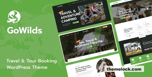 Gowilds v1.0.2 - Travel & Tour Booking WordPress Theme