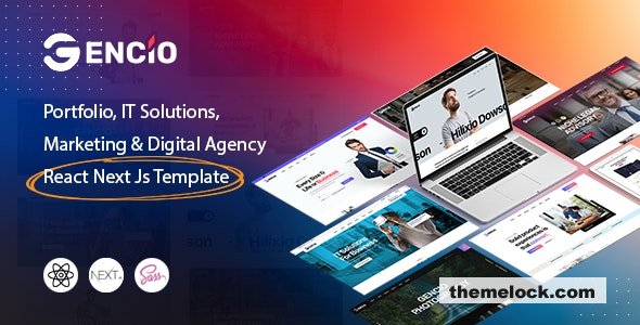 Gencio - Marketing & Digital Agency React Next js Template