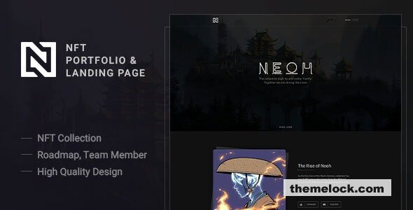 Neoh - NFT Portfolio and Landing Page React Nextjs Template