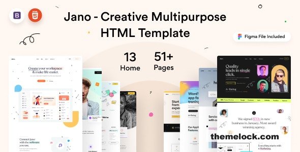Jano - Creative Multipurpose Bootstrap 5 Template