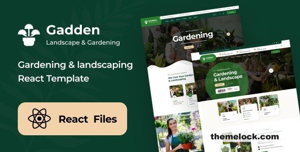Gadden v1.0 - Garden & Landscaping React NextJs Template
