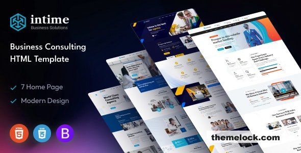 Intime - Business Consulting HTML Template