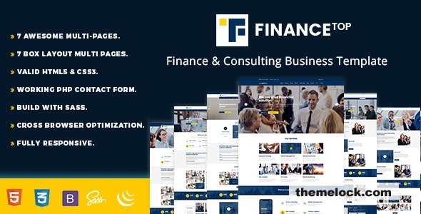 Finance Top - Consulting HTML Template