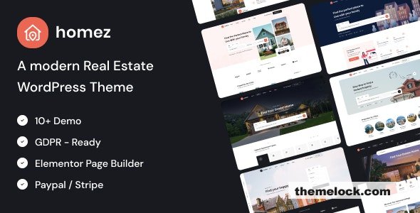 Homez v1.0.5 – Real Estate WordPress Theme