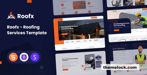 Roofx - Roofing Services HTML Template