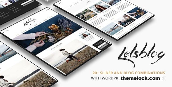 Lets Blog v3.4.2 - WordPress Theme