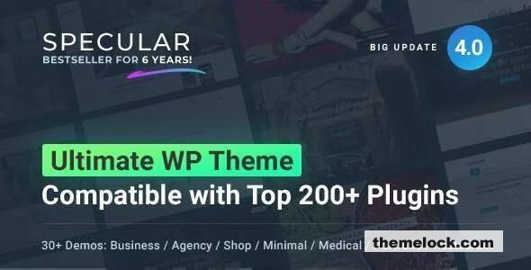 Specular v4.2.8 - Business WordPress Multi-Purpose