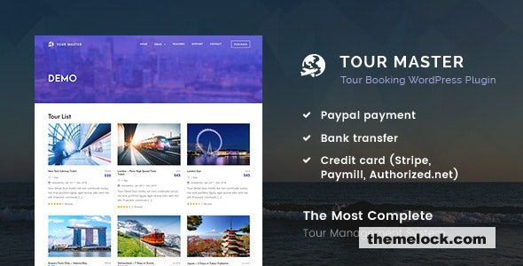 Tour Master v5.2.2 - Tour Booking, Travel, Hotel