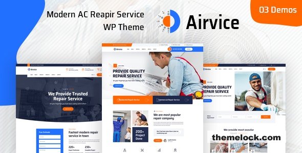 Airvice v1.1.6 - AC Repair Services WordPress Theme