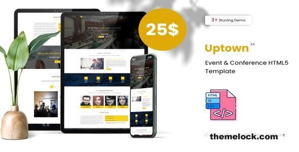 Uptown - Event & Conference Responsive HTML5 Template