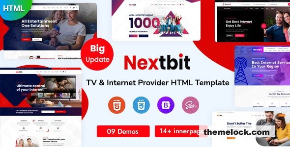 NextBit - TV & Internet Provider Template