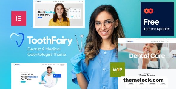 Tooth Fairy v1.0 - Dentist & Medical Odontologist WordPress Theme