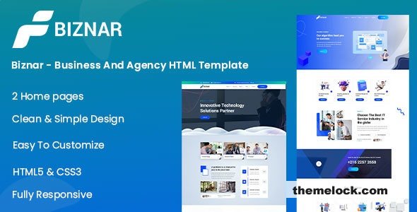 Biznar - Business Agency HTML Template