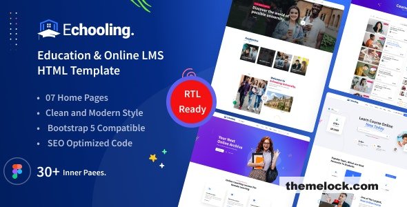 Echooling - Education HTML Template