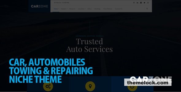 Car Zone v3.7 - Towing & Repair WordPress Theme