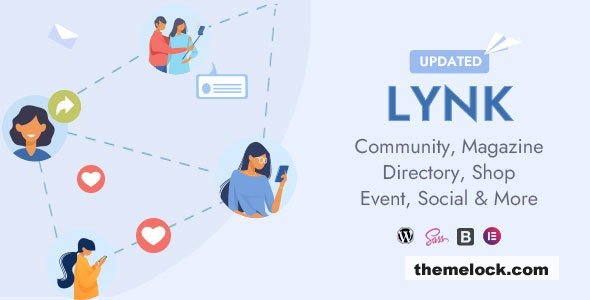 Lynk v3.8.0 - Social Networking and Community Theme