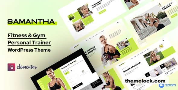 Samantha v1.1.0 - Fitness WordPress Theme