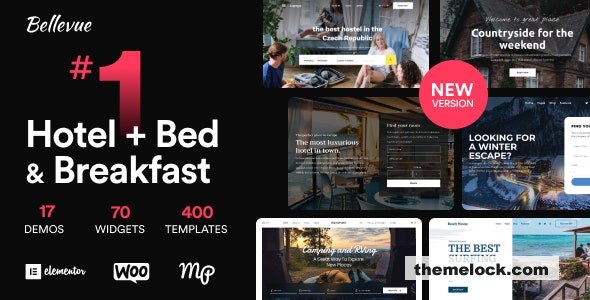 Bellevue v4.2.3 - Hotel + Bed and Breakfast Booking Calendar Theme