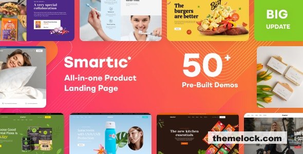 Smartic v2.1.2 - Product Landing Page WooCommerce Theme