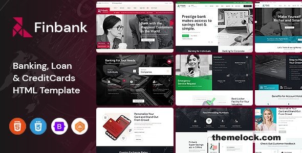 Finbank - Banking and Finance HTML Template
