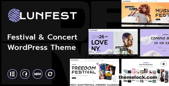 Lunfest v1.0.3 - Festival & Concert WordPress Theme