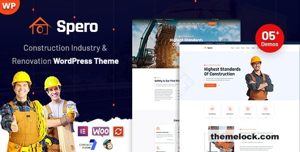 Spero v1.1 - Construction Industry WordPress Theme