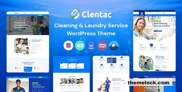 Clentac v1.0 - Cleaning Services WordPress Theme