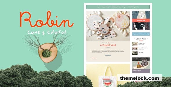 Robin v7.0.6 - Cute & Colorful Blog Theme