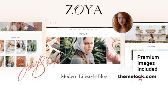 Zoya v1.2 - Lifestyle Blog