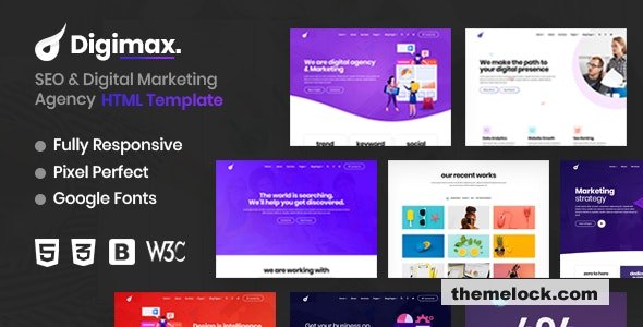 Digimax - SEO & Digital Marketing Agency HTML Template