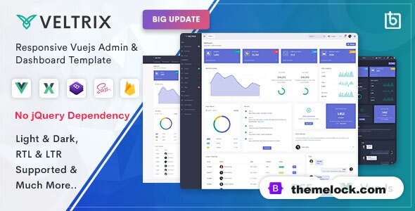 Veltrix v2.0.0 - Vuejs Admin & Dashboard Template