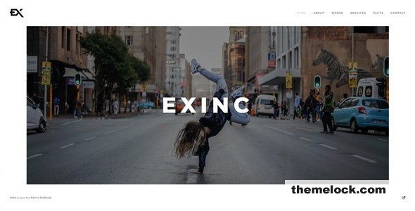 Exinc - Creative Personal Portfolio Template