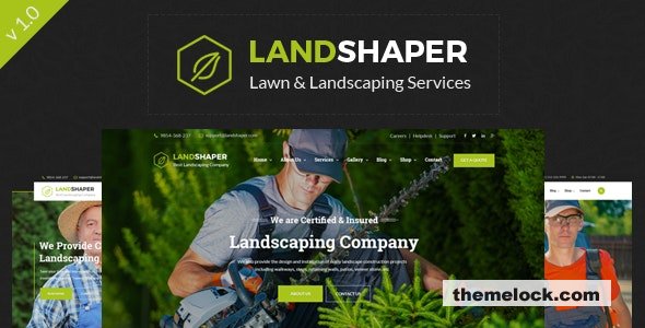 The Landshaper - Gardening and Lawn HTML Template