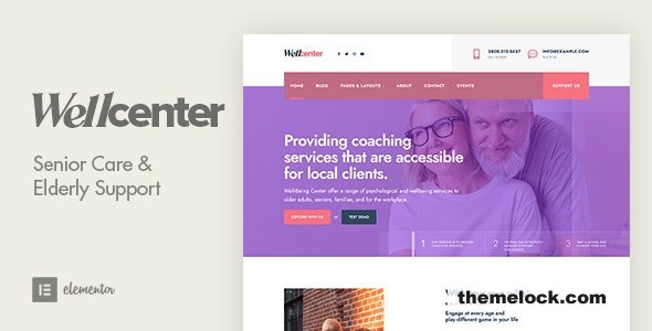 Wellcenter v1.3 - Senior Care & Support WordPress Theme