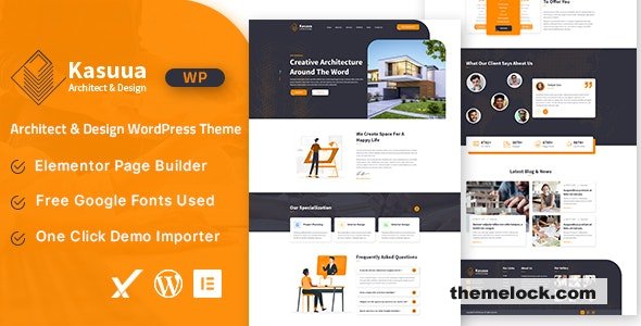 Kasuua v1.0 - Architect & Design WordPress Theme