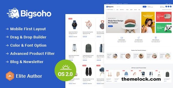 Bigsoho v1.3 - Multipurpose Sectioned Shopify 2.0 Responsive Theme