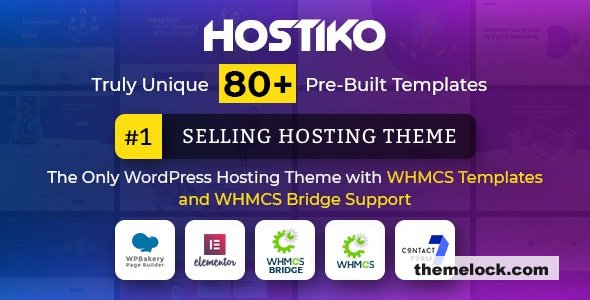 Hostiko v83.0.0 - WordPress WHMCS Hosting Theme