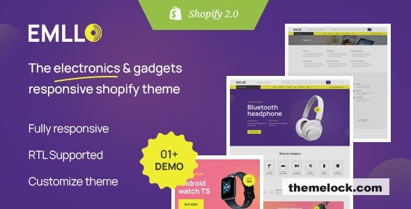 Emllo v1.0 - The Electronics & Gadgets Responsive Shopify Theme