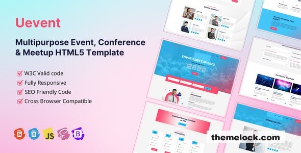 Uevent - Multipurpose Event, Conference & Meetup HTML5 Template