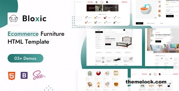 Bloxic - Furniture Store HTML Template